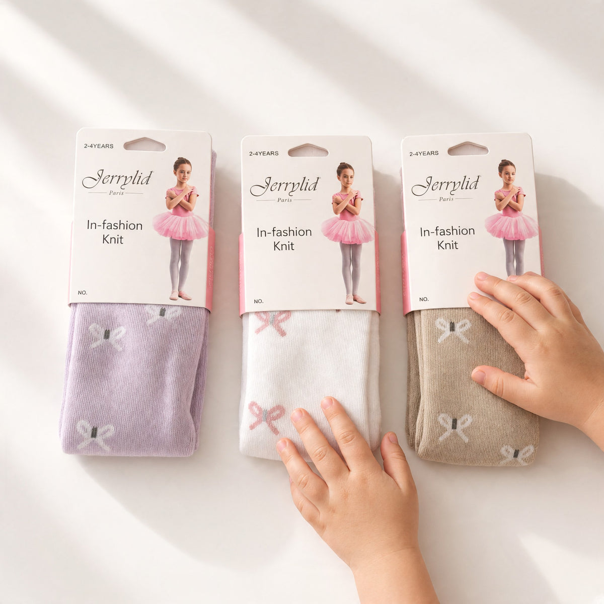 Lot de 3 collants molletonnés Fille