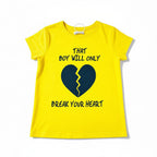 T-shirt manche courte Fille - Jaune image 0