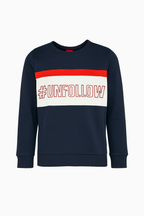 Sweat col rond Garçon - Bleu image 0