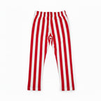Legging Fille - Blanc/Rouge