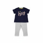 Ensemble t-shirt et legging Fille - Bleu