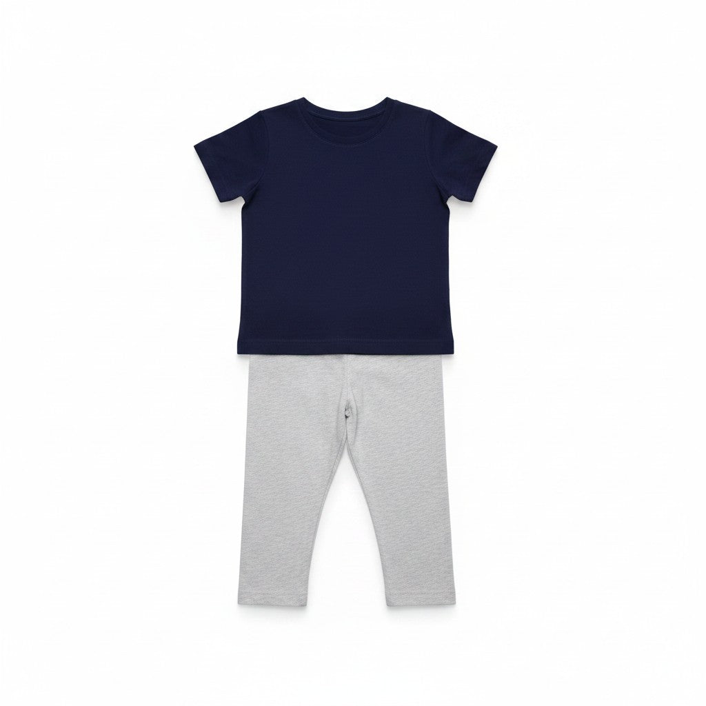 Ensemble t-shirt et legging Fille - Bleu