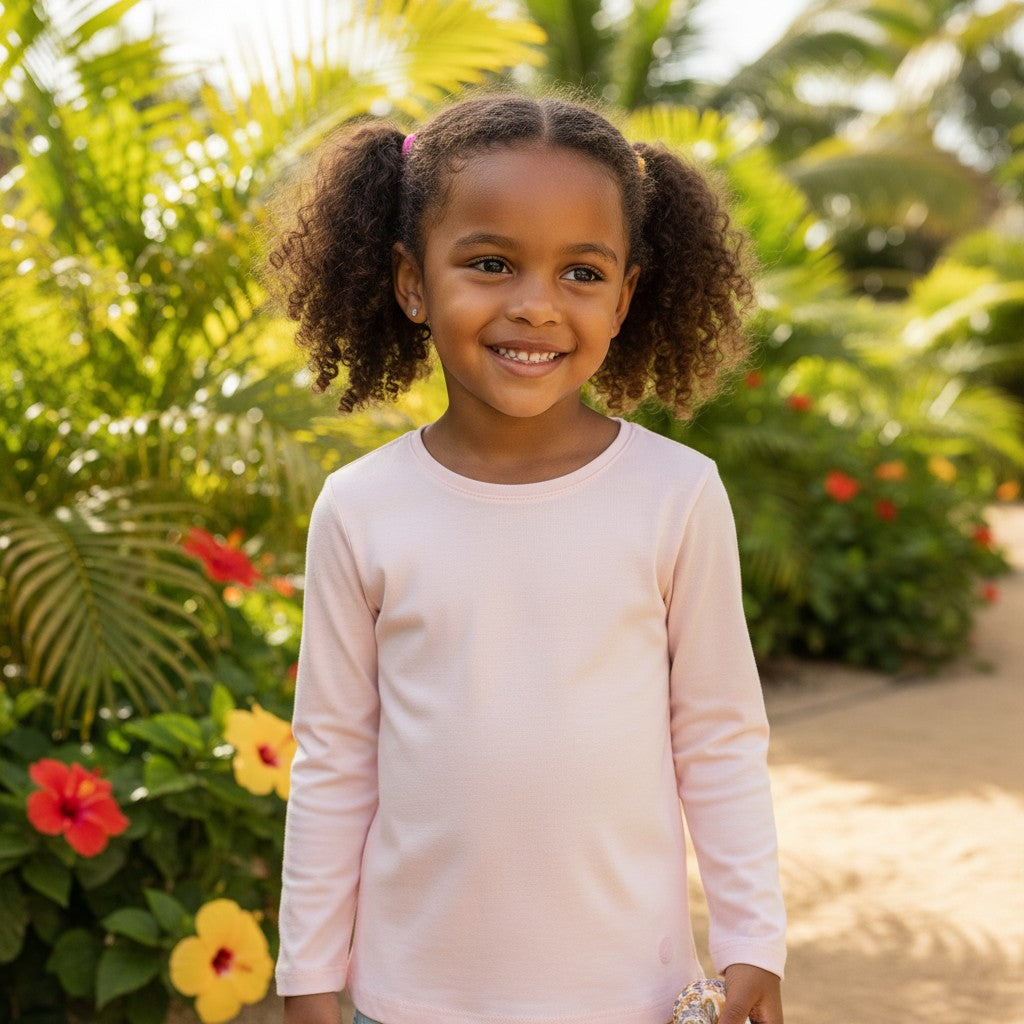 T-shirt Fille - Rose