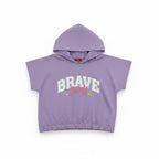 Sweat à cappuche Fille - Violet