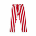 Legging Fille - Blanc/Rouge