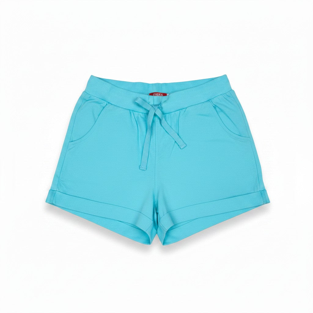 Ensemble Débardeur + Short Fille - Jaune/Bleu