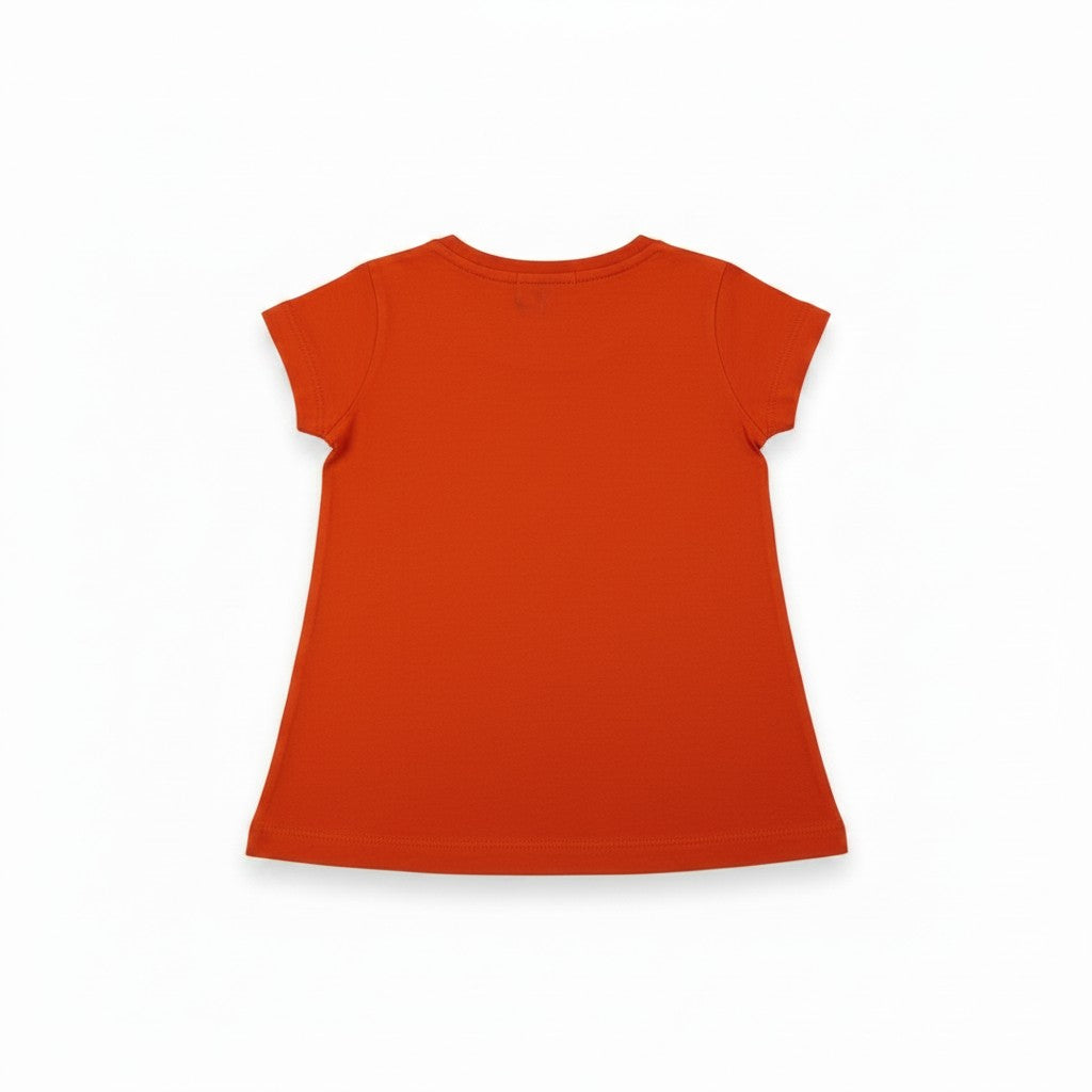 T-shirt Fille - Orange