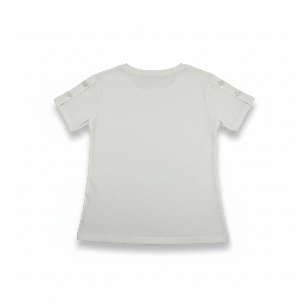 T-shirt Fille - Beige
