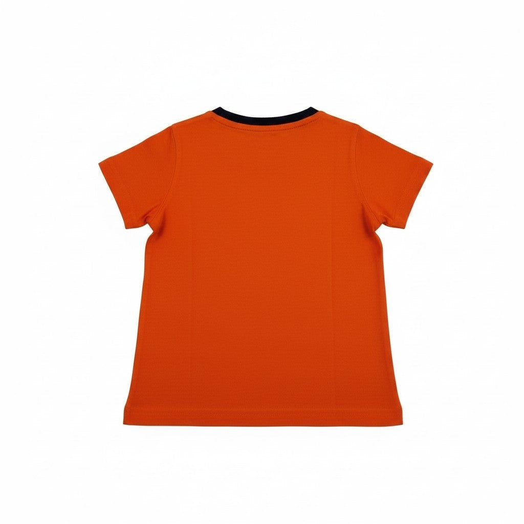 T-shirt Garçon - Orange/noir