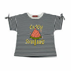 T-shirt Fille -Bleu
