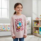 T-shirt Fille - Rose