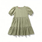 Robe Fille - Vert kaki