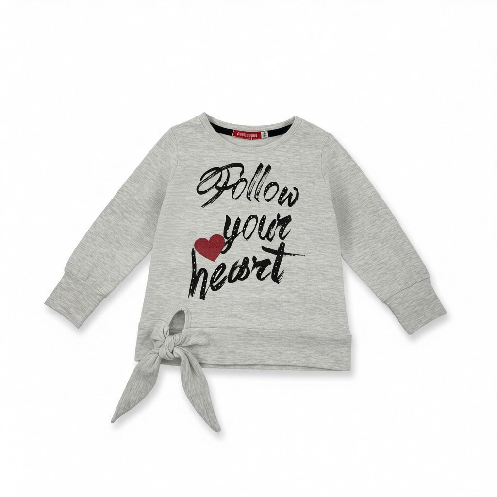T-shirt Fille - Gris