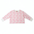T-shirt Fille - Blanc/ rose