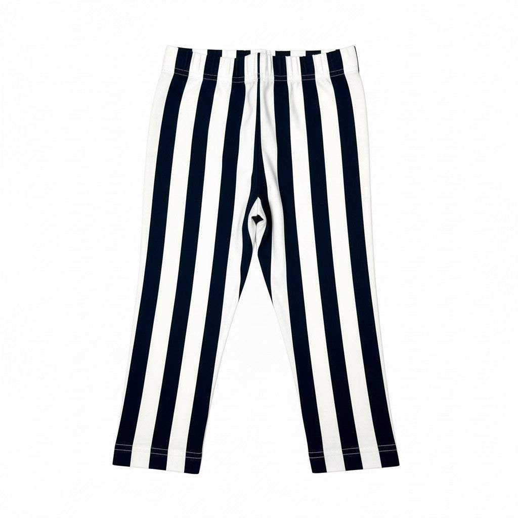 Legging Fille- Blanc/bleu