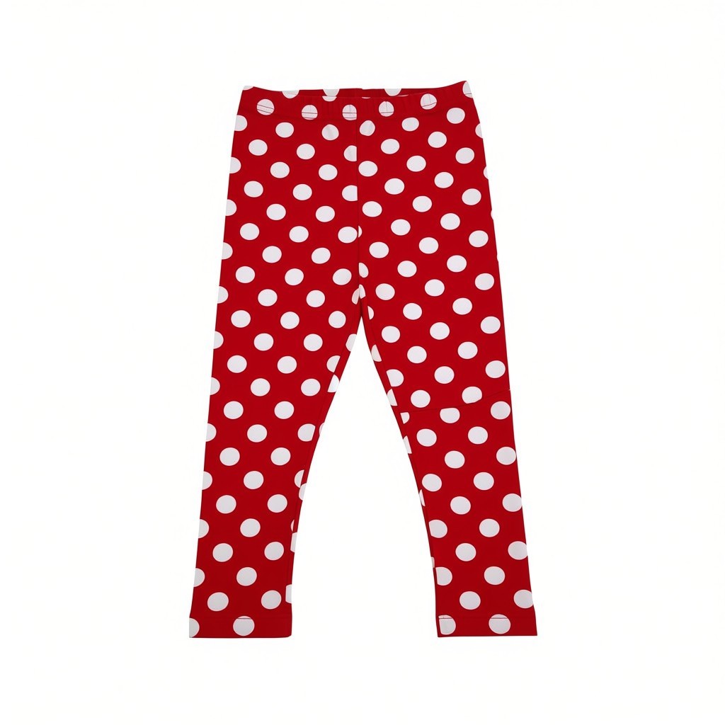 leggings Fille - Rouge