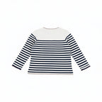 T-Shirt Fille - Blanc/Bleu