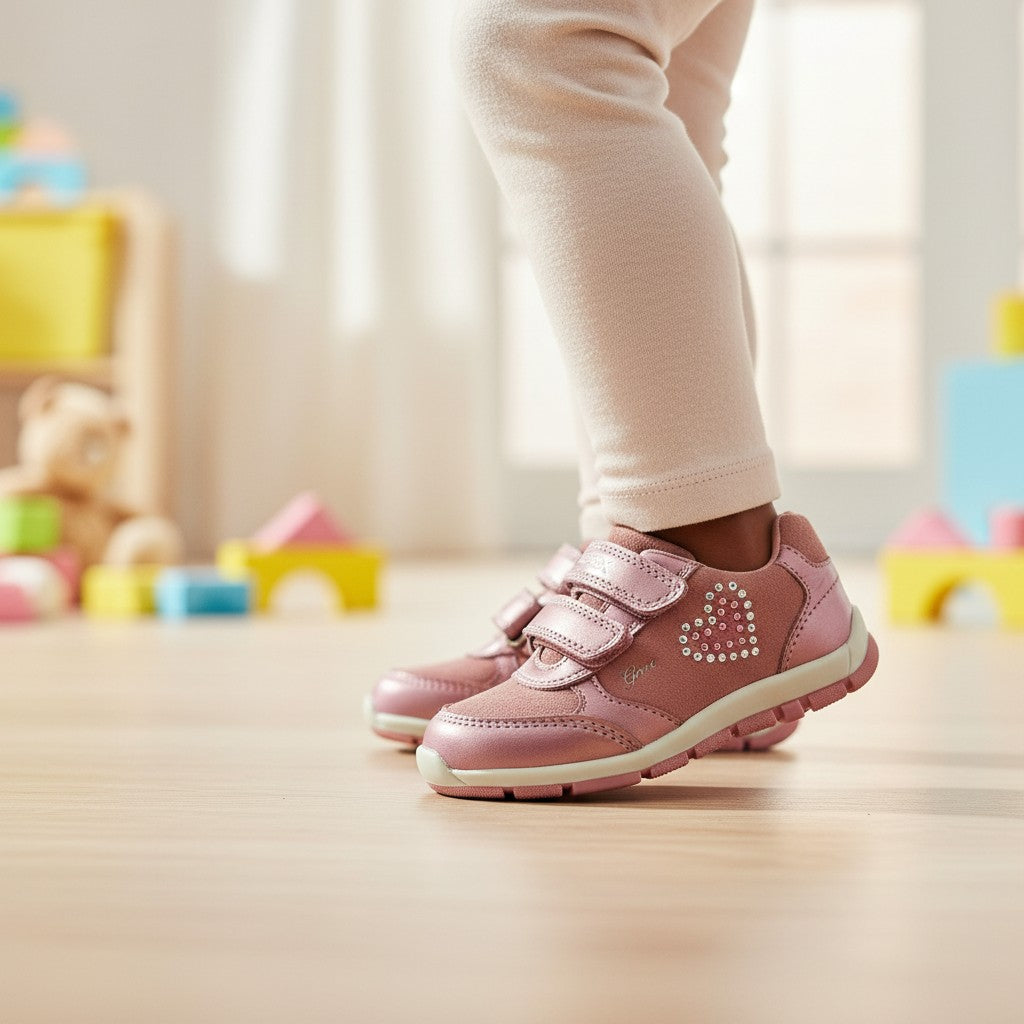Baskets Fille GEOX - Rose