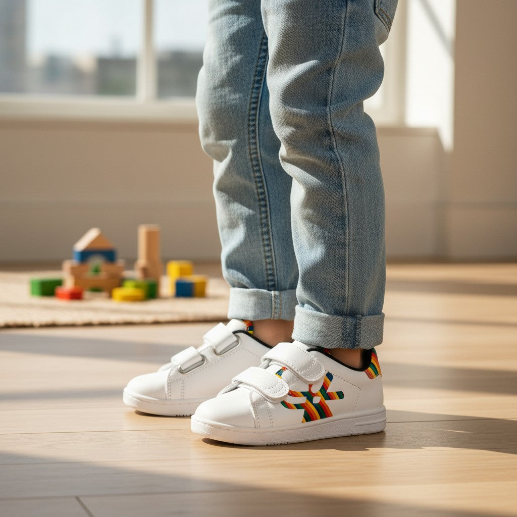 Baskets BENETTON - Blanc