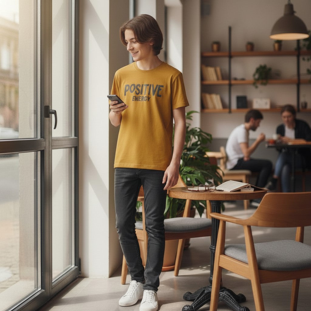 T-shirt Garçon - Marron