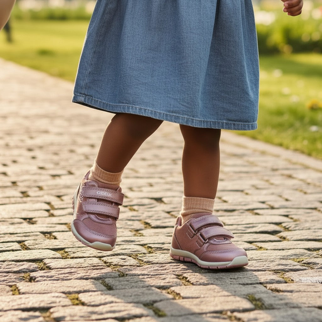 Baskets Fille GEOX - Rose