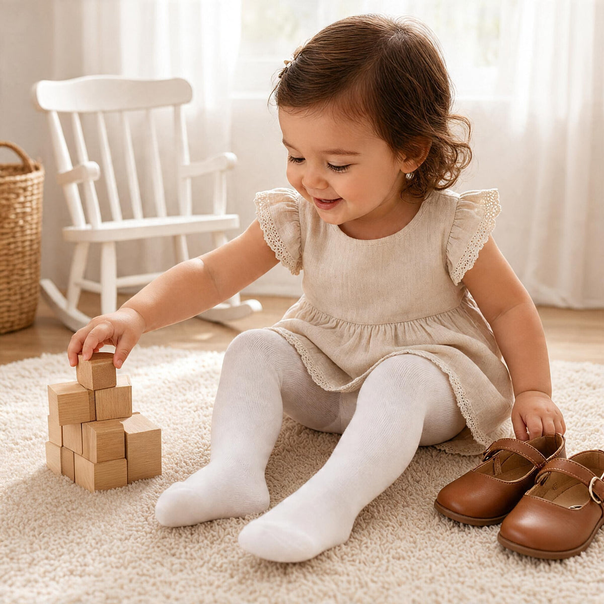 Lot de 3 collants bébé Fille