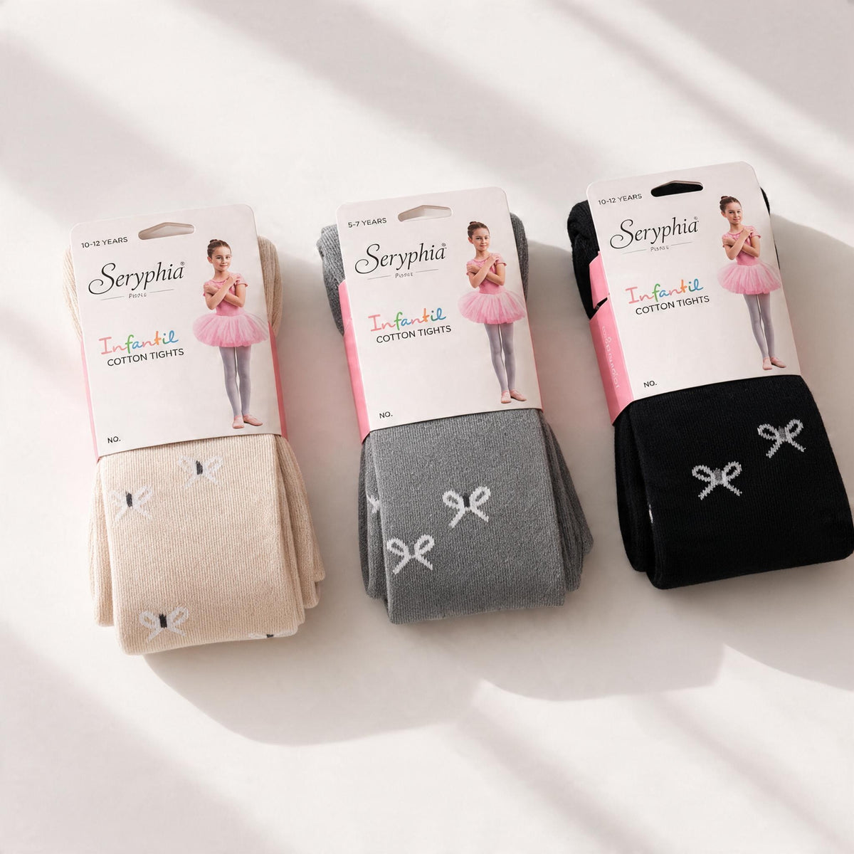 Lot de 3 collants molletonnés Fille
