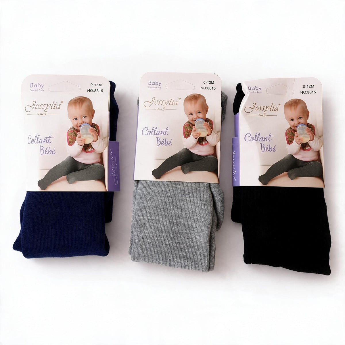 Lot de 3 collants bébé Mixte - Fille ou Garcon