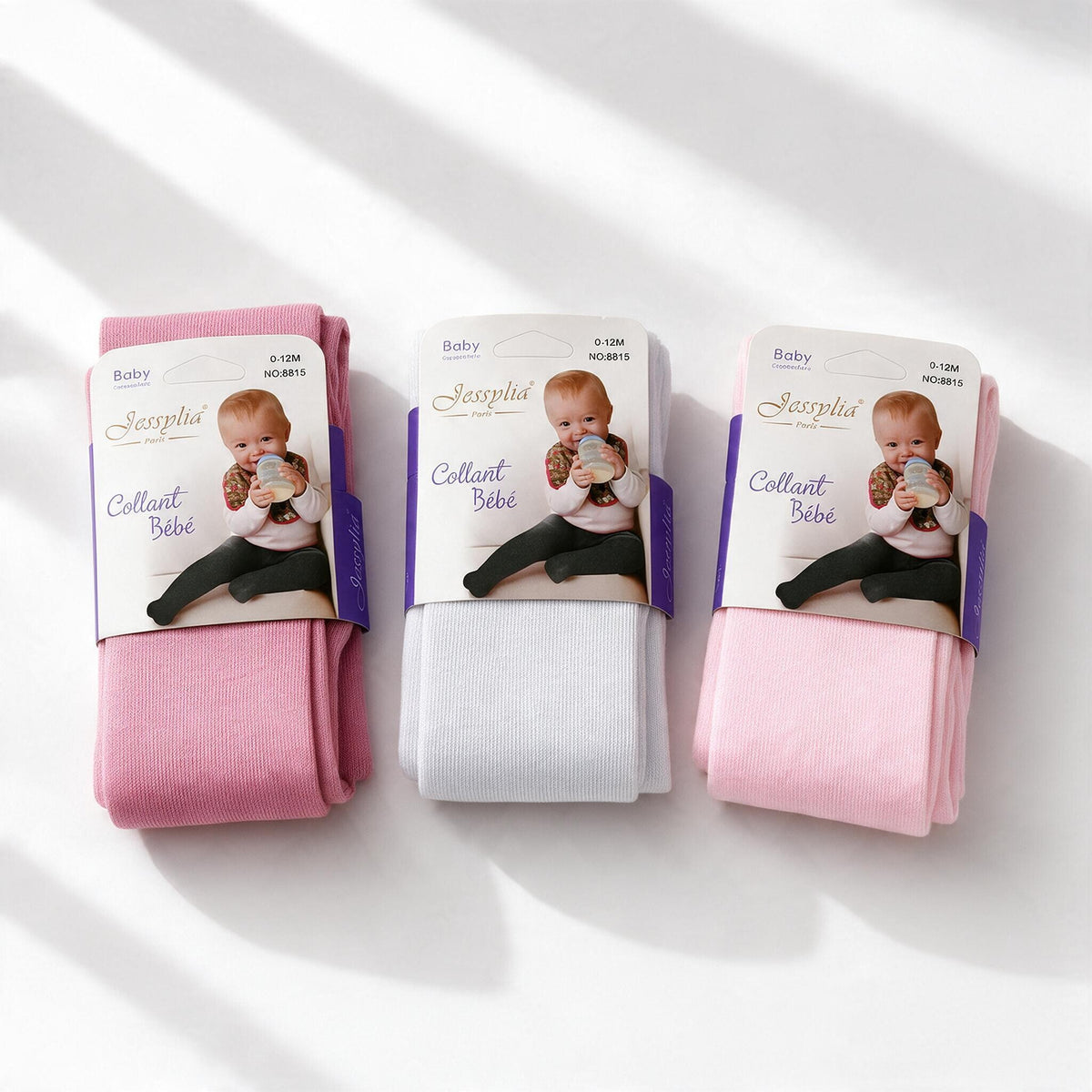 Lot de 3 collants bébé Fille