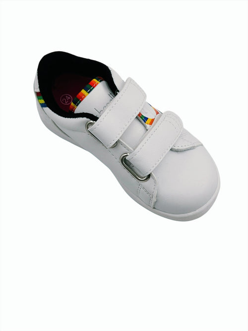 Baskets fille/garçon BENETTON - Blanc image 1