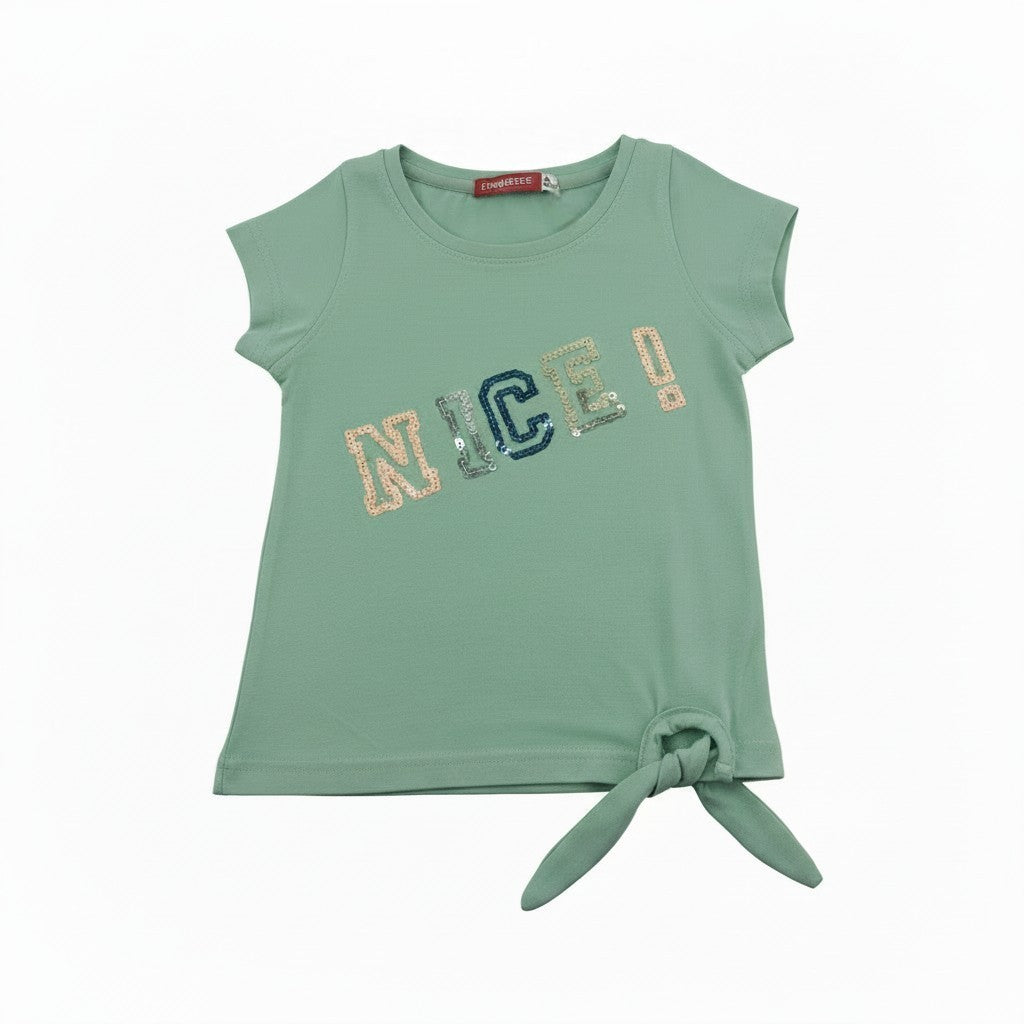 T-shirt Fille - Vert
